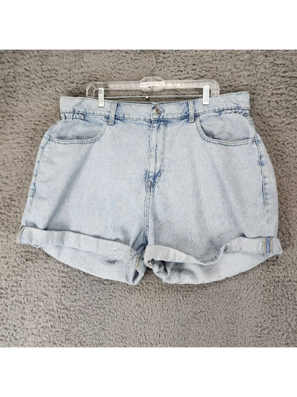 Forever 21 Shorts Womens 16 Blue Cotton Denim Jean Jorts